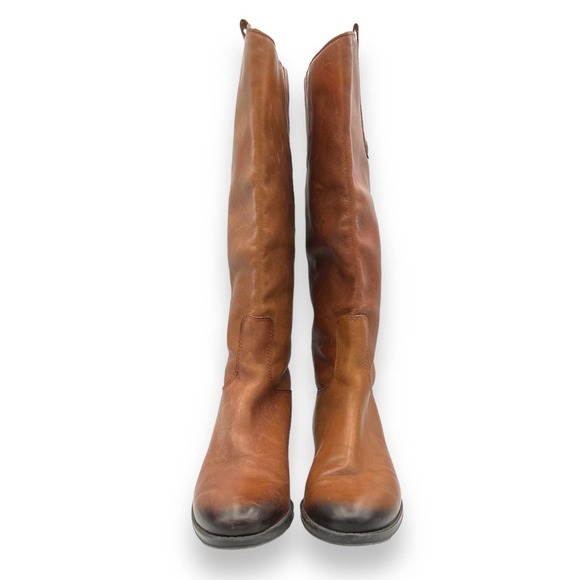 Sam Edelman Womens Penny 2 Riding Boots size 6M Whiskey Brown Leather Knee High - Picture 3 of 14
